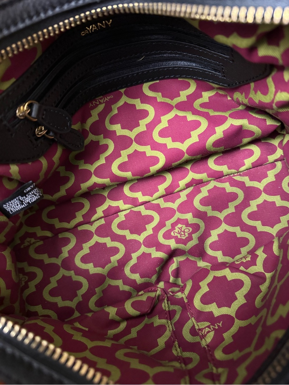 orYANY Leopard Print Satchel with Black Trim with dust bag - Picture 6 of 7